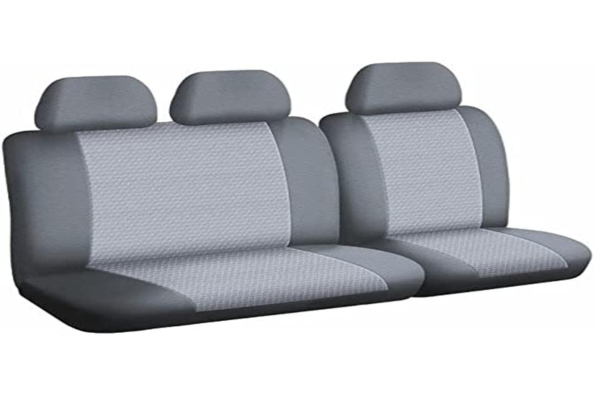 DBS 1011745 Fundas de asientos de Coche / Vehículo comercial - A Medida - Rápida instalación - Polipiel - Compatible Airbag - Isofix