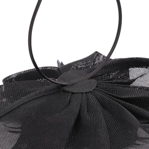 Image of DRESHOW Women Fascinator Hats Tea Party Hat Vintage Pillbox Hat Headband for Cocktail