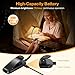 KaKinCa 18 LED Rechargeable Book Light for Reading in Bed - Eye Caring 3 Color Temperatures & Stepless Dimming & Memory Function, 180° Foldable Panels, Clip On Book Reading Light for Book Lovers