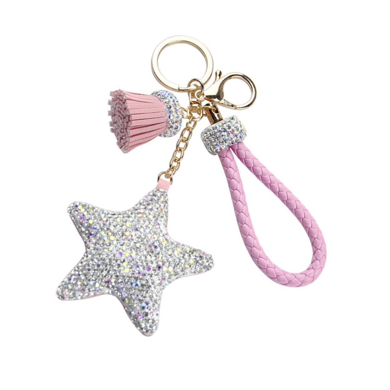 SHERCHPRY 2 colgantes de borla para bolso Miss