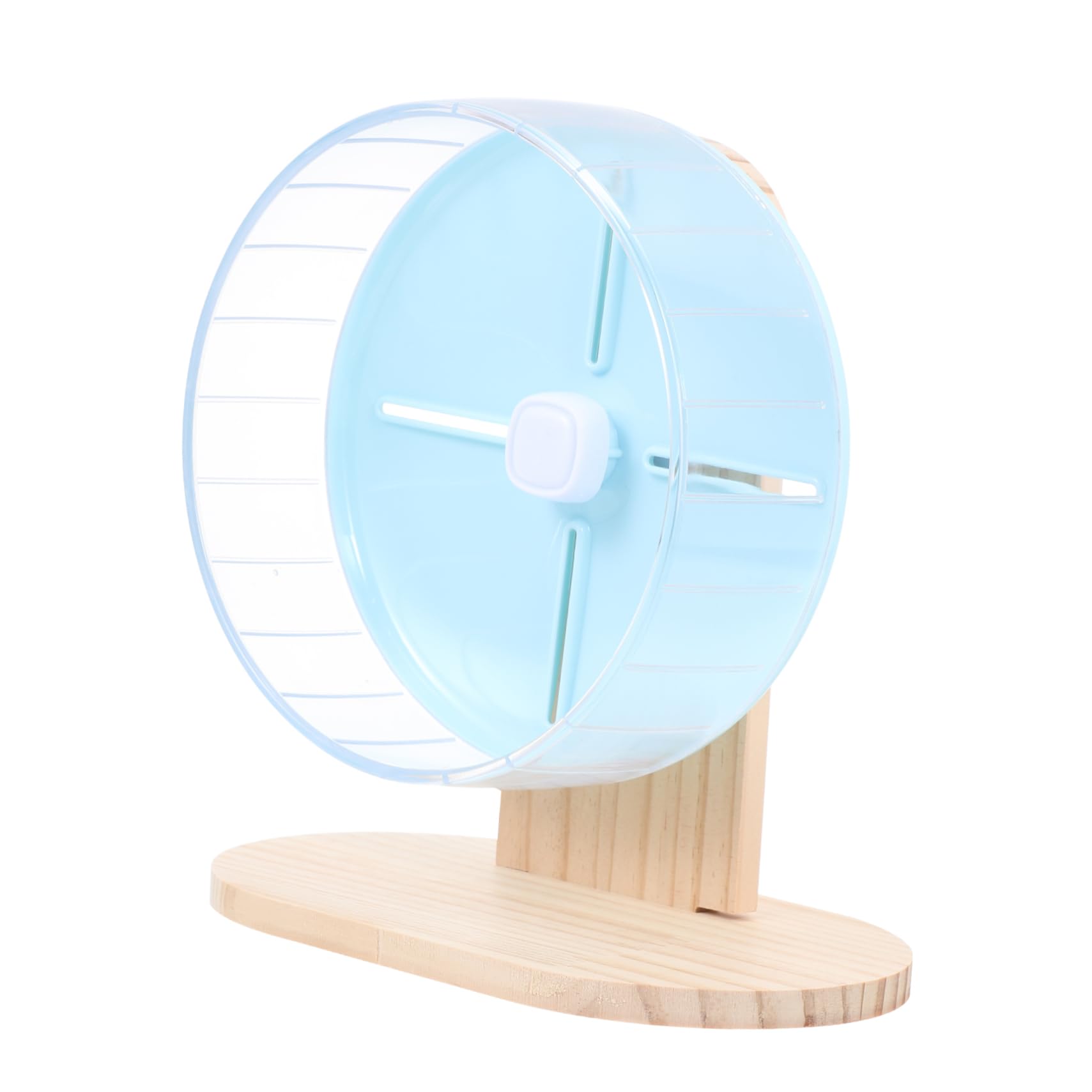 Milisten Roue Silencieuse Hamster avec Support Roue Antidérapante pour Cage Rongeur Accessoire Animal de Compagnie pour Hamsters et Chinchillas