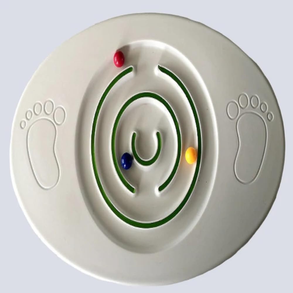 Playwell Innov8 Balance Board Sports Active Play Board with 3 Balls, Maze Navigation, for Home and Backyard