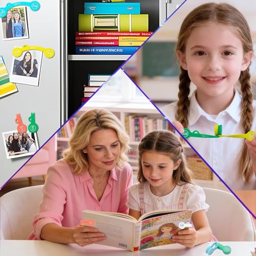 Cable Cord Organizer Magnetic Cord Organizers Twist Ties Magnet Clips Cord Wrap Keepers For Charging Cord Headphone Cord Holder Silicone Cable Strap Appliance Fridge Bookmark Whiteboard Keychain 5PACK
