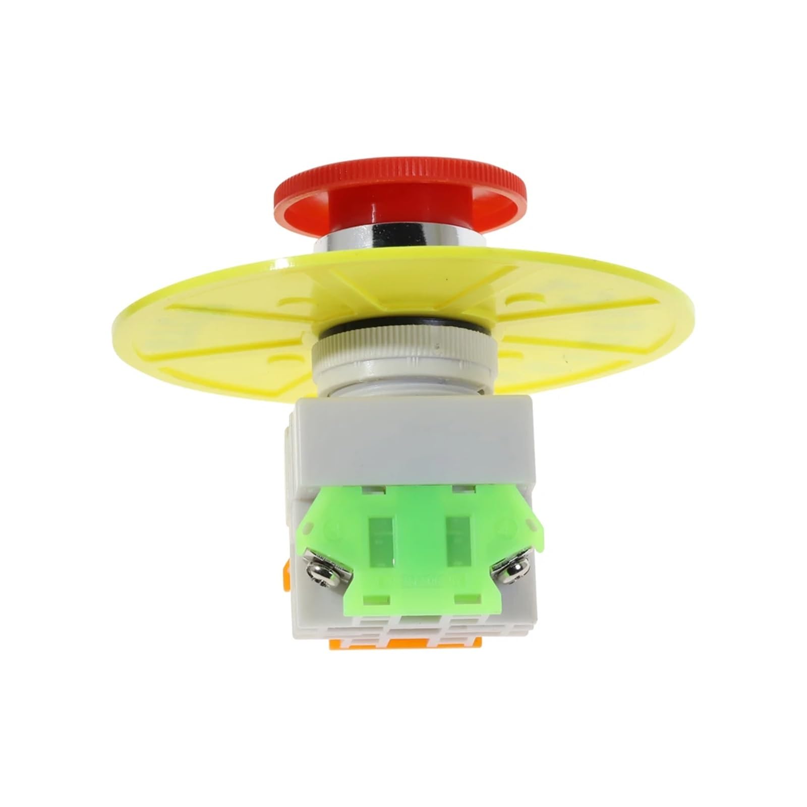 Interruptor pulsador tipo hongo de parada de emergencia con señal roja de carcasa CA 660 V 10 A