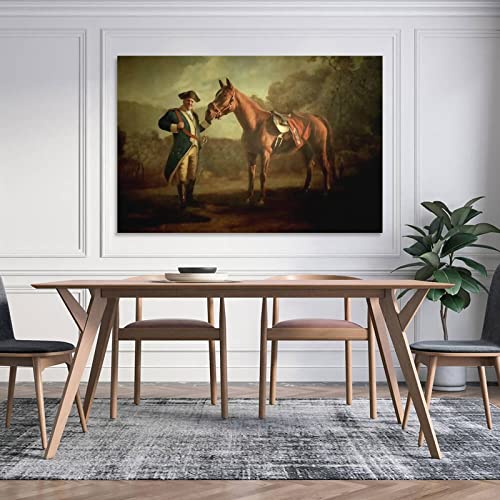 Fotuven Napoleon Tony Soprano And Pie-O-My Horse Painting Poster Canvas Art Poster And Wall Art Picture Print Modern Family Bedroom Decor Posters Unframe 12X18Inch(30X45Cm) #TOP3