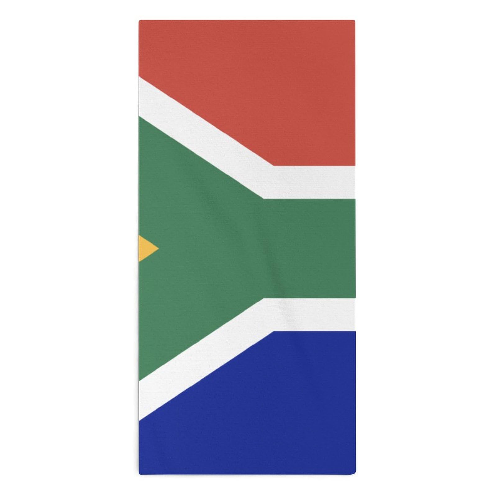 CZZYH Soft Microfibre Towel, Gym Towel, South African Flag Towels for Bathroom, Kitchen, Tea Table (1 Towel)