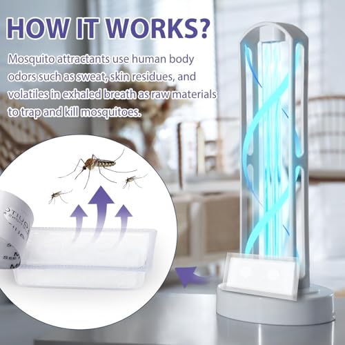 Image of 2 Pack Mosquito Attractant Bait Refill, Mosquito Bait Lure for Bug Zapper & Fly Traps, Compatible with All Flying Insect Mosquitoes Trap