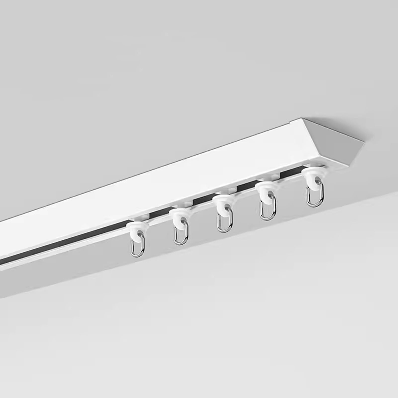 Aluminiowy system szyn przesuwnych dla prywatności, uchwyt sufitowy do sypialni/łazienki, łatwy montaż, nowoczesny design