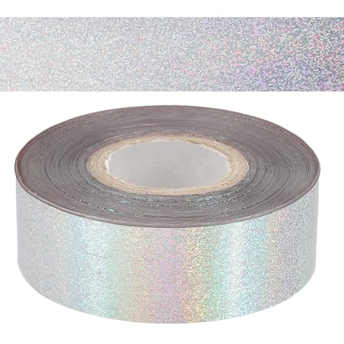 Papier de feuilletage argent PATIKIL 2cm x 120m pour marquage à chaud cuir et loisirs créatifs