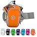 Produktbild Echelon Line Premium Fitness Armband Handy Hülle Arm Jogging Tasche Rennen Workout Smartphone Laufen Sportarmband Schlüssel Halter für iPhone und Samsung (Orange)