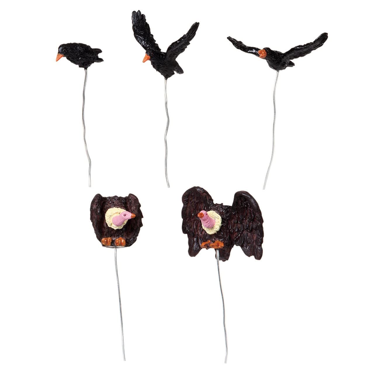 Lemax Spooky Town Assorted Birds Set of 5 # 84816-image-16