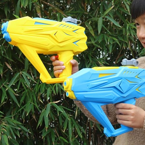 Image of Toyshine Handheld Water Gun Holi Pichkari with Pool Party Summer Festive Fun Toys for Kids Boys Girls - Yellow