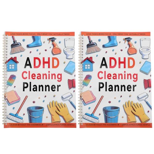 Cuaderno de lista de limpieza diario semanal adaptable Veemoon para adolescentes y adultos