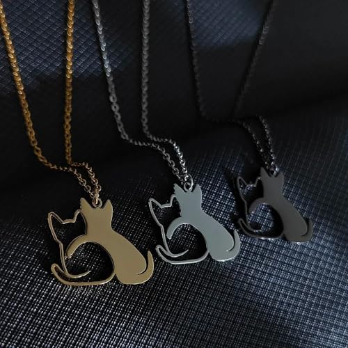 Collier de câlin en Argent 925 : bijou chat et chien raffiné - 2