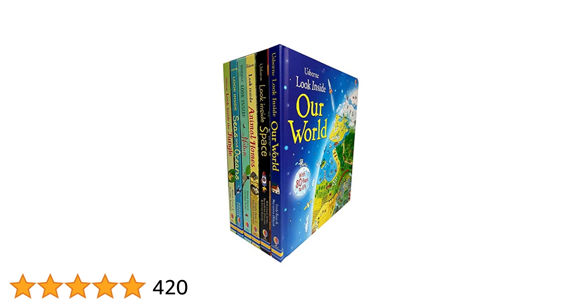 Usborne Look Inside Our world 6 Books Collection Pack Set