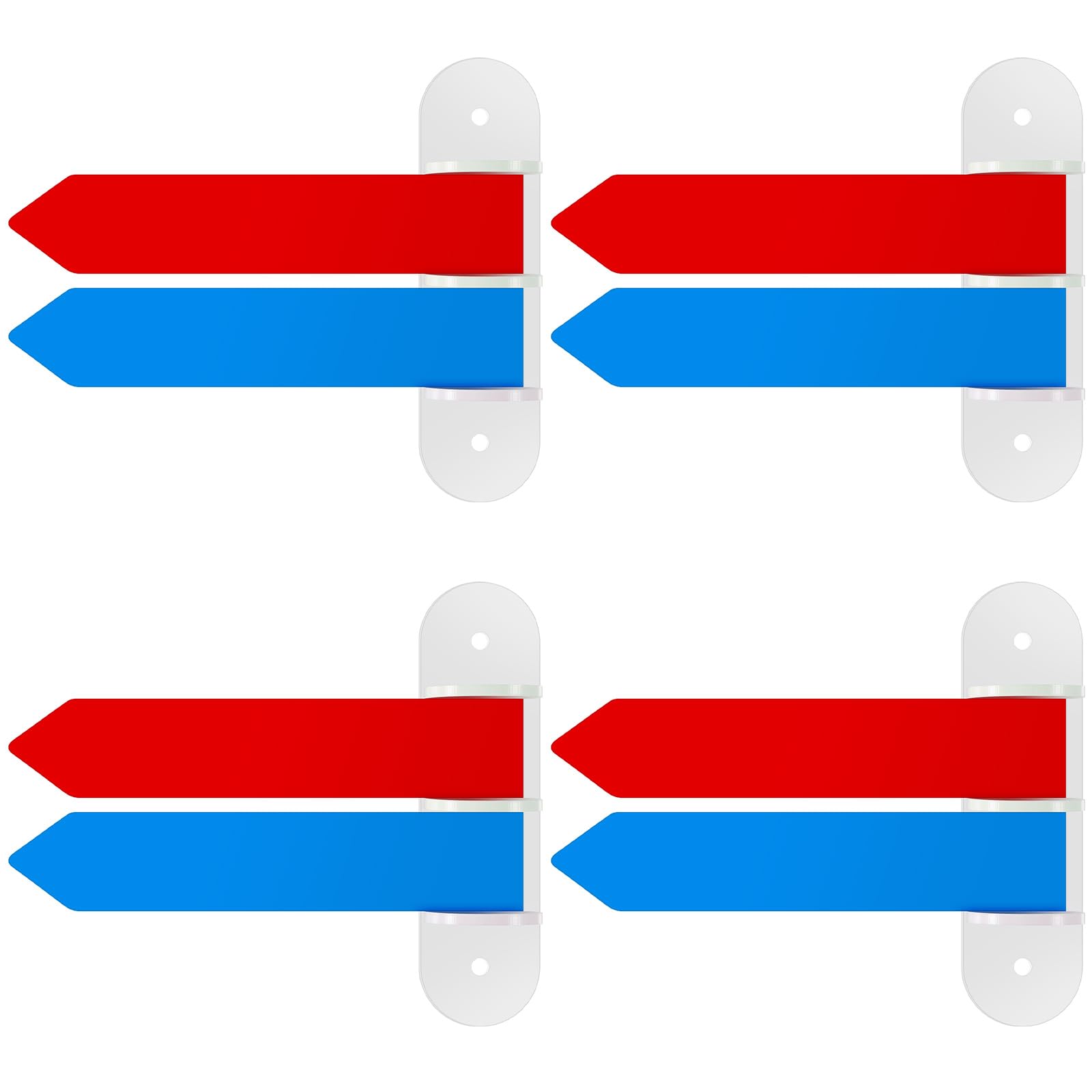 4 Pack Exam Room Flags 7 Inch Long Medical Door Flags Primary Colors