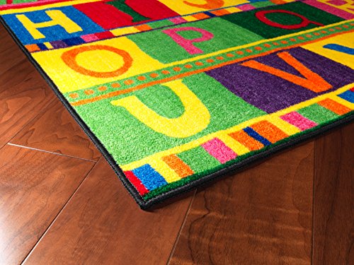 Tapete Educativo ABC Tapestry Nylon 4 x 6 Multicolor miniatura 3