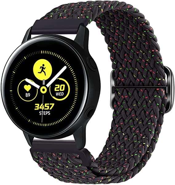 ARTMU� Nylon Elastic Solo Loop Braided Watch Band Compatible for Huawei Watch GT3 Pro, 22mm Adjustable Buckle, Stretchy Wristband for Men/Women (Starblack) (B0BR7JQWX5) Amazon Price History, Amazon Price Tracker