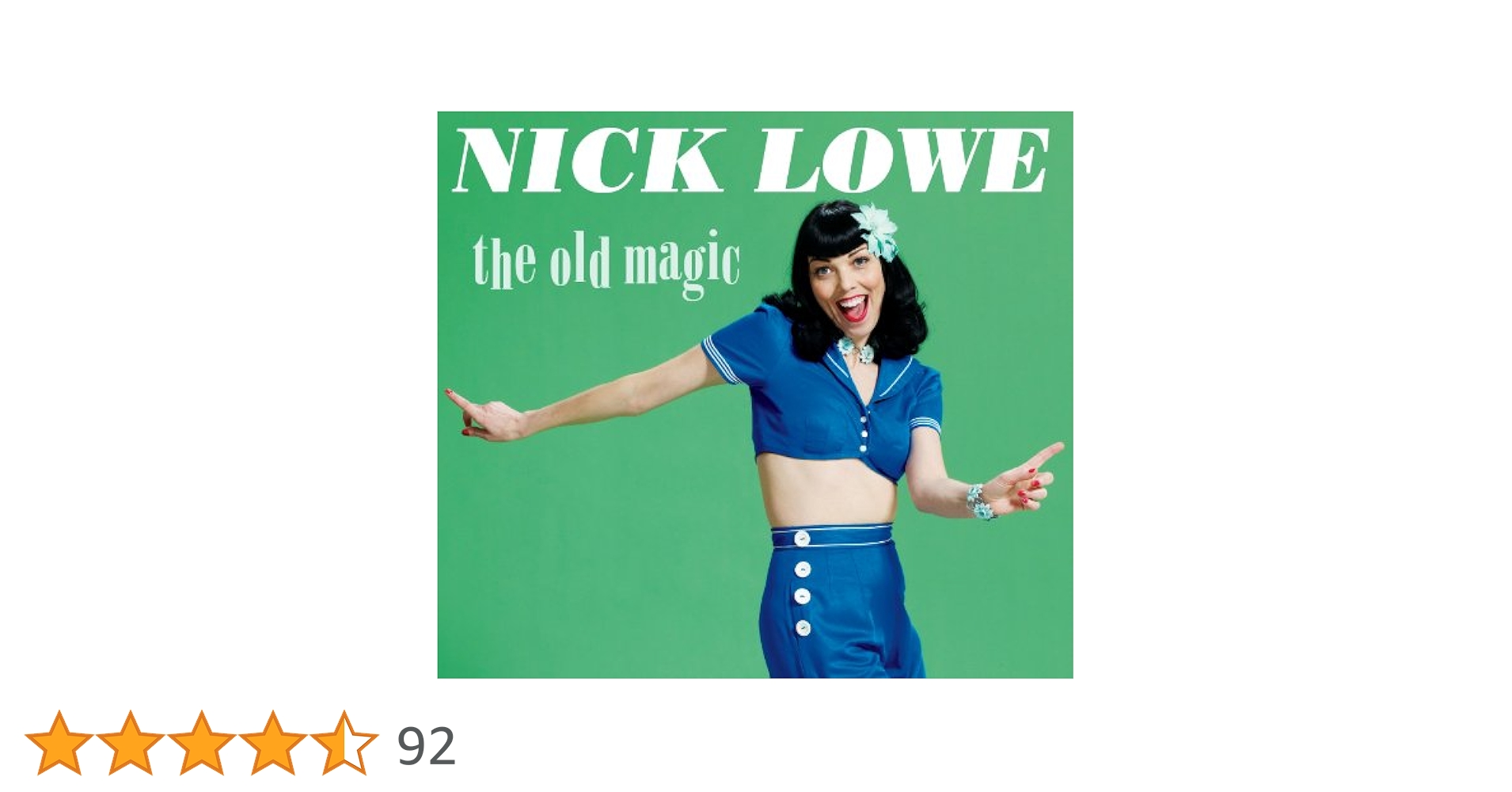 【中古】 Nick Lowe ニックロウ / Old Magic Amazon.co.jp: The Old Magic: ミュージック