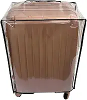 Capa Protetora de Mala de Viagem - Pvc Cristal Transparente Grosso Resistente - P20 M24 G28 - Capa de Bagagem à prova D'água poeira sujeira Arranhões Diminui o Impacto (M - 24 Polegadas)