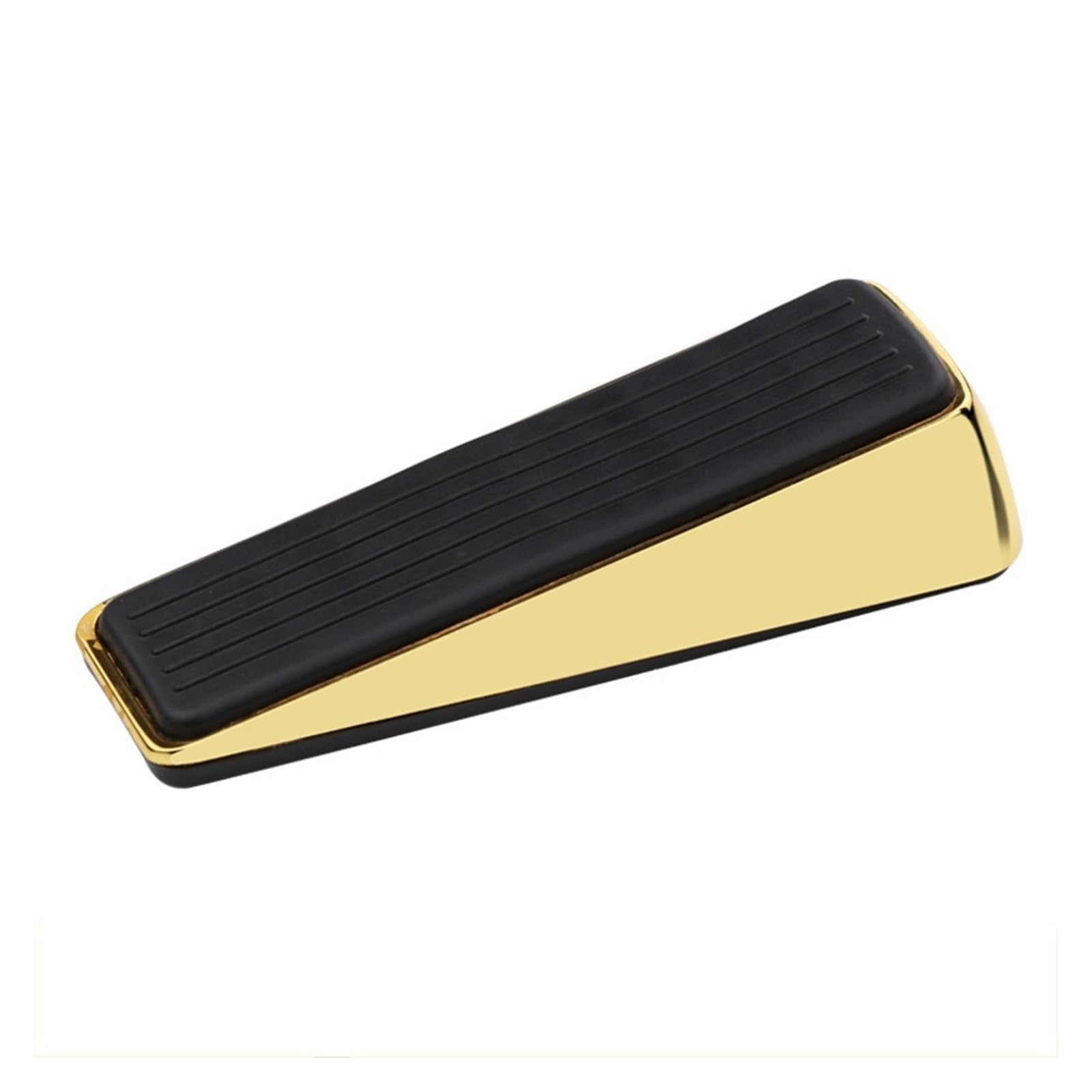 Kiddibubzi Color 05 Zinc Alloy Door Wedge Stop Door Stopper Rubber Hidden Door Holders Bronze Gold Black Bright Chrome Door Hardware(Color 05)