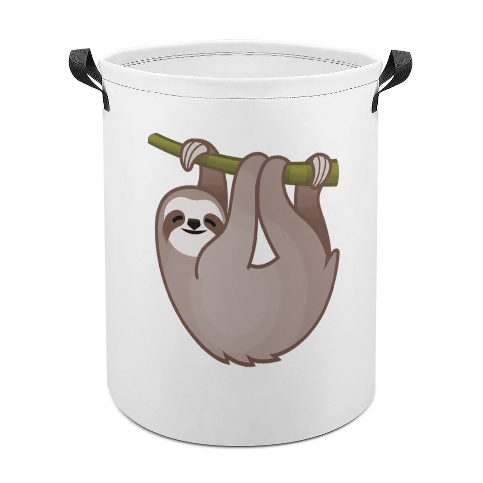 MHYRAC Laundry Hamper, 111Cute Sloth Laundry Basket, Washing Basket with Handle