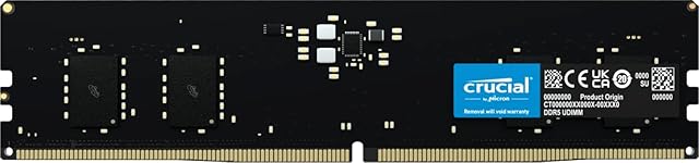 Crucial RAM 8GB DDR5 4800MHz CL40 Desktop Memory CT8G48C40U5