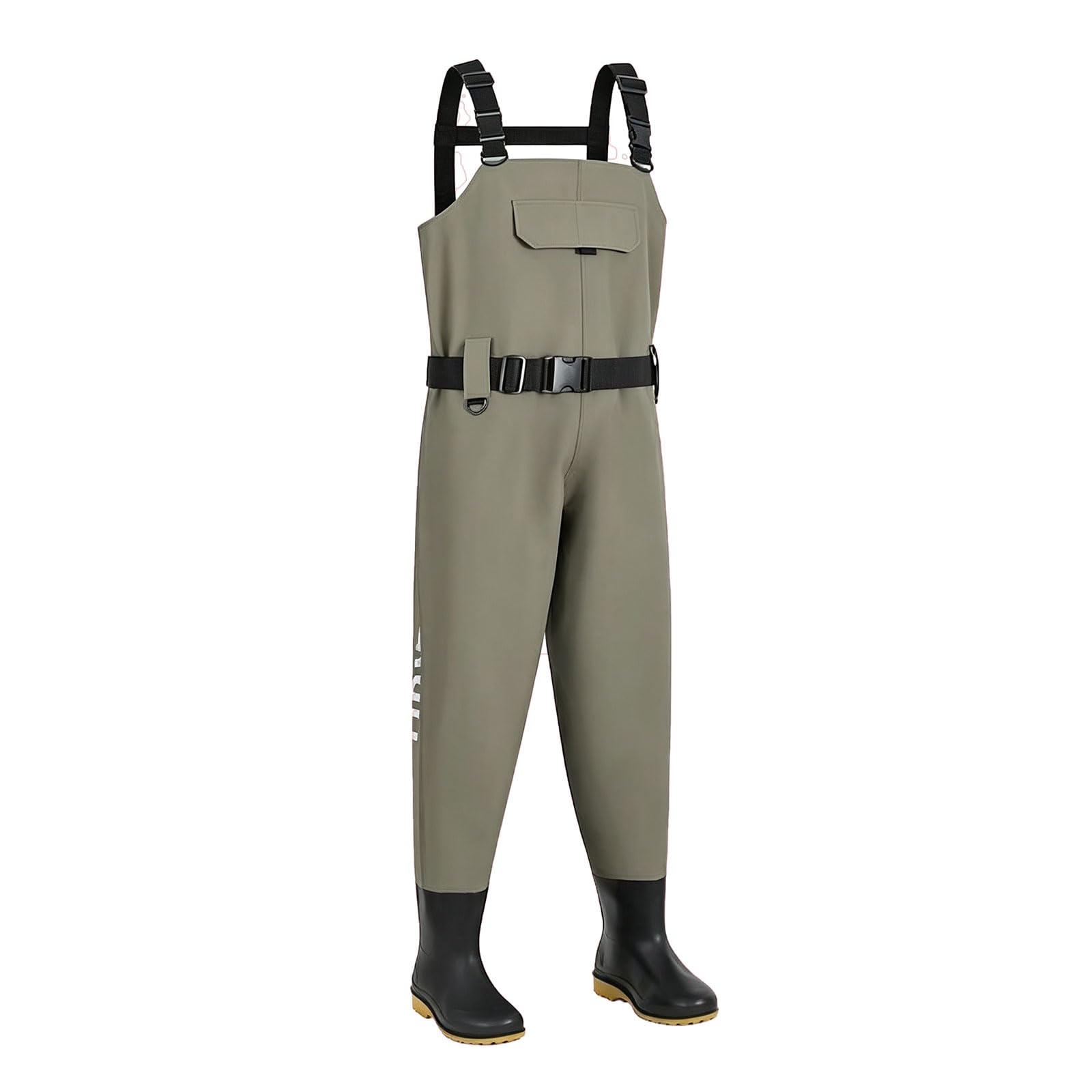 Vadeadores de Pesca para Hombres Material Taslon Vadeadores de Pesca Botas con Oxford peso ligero Bolsa impermeable totalmente sellada Tallas 37-46 para Obras de Construcción,Pesca y Granjas