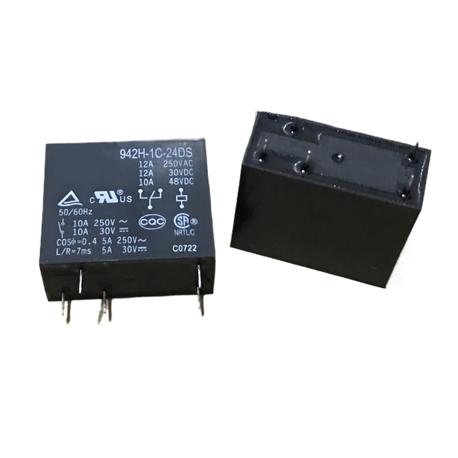 NWPNLXEA 942H-1C-24DS Power Relay 12/16A 250VAC 5/8 Pins