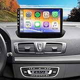 [Compatible con CarPlay y Android Auto inalámbricos]: La radio para Renault Megane 3 (2009-2014) se integra perfectamente con el teléfono y el reproductor iOS/Android del usuario, conectándose a dispositivos iPhone y Android, y accediendo a la agenda, correos electrónicos, notificaciones, navegación de mapas, música, videos y otra información del teléfono, así como control por voz.