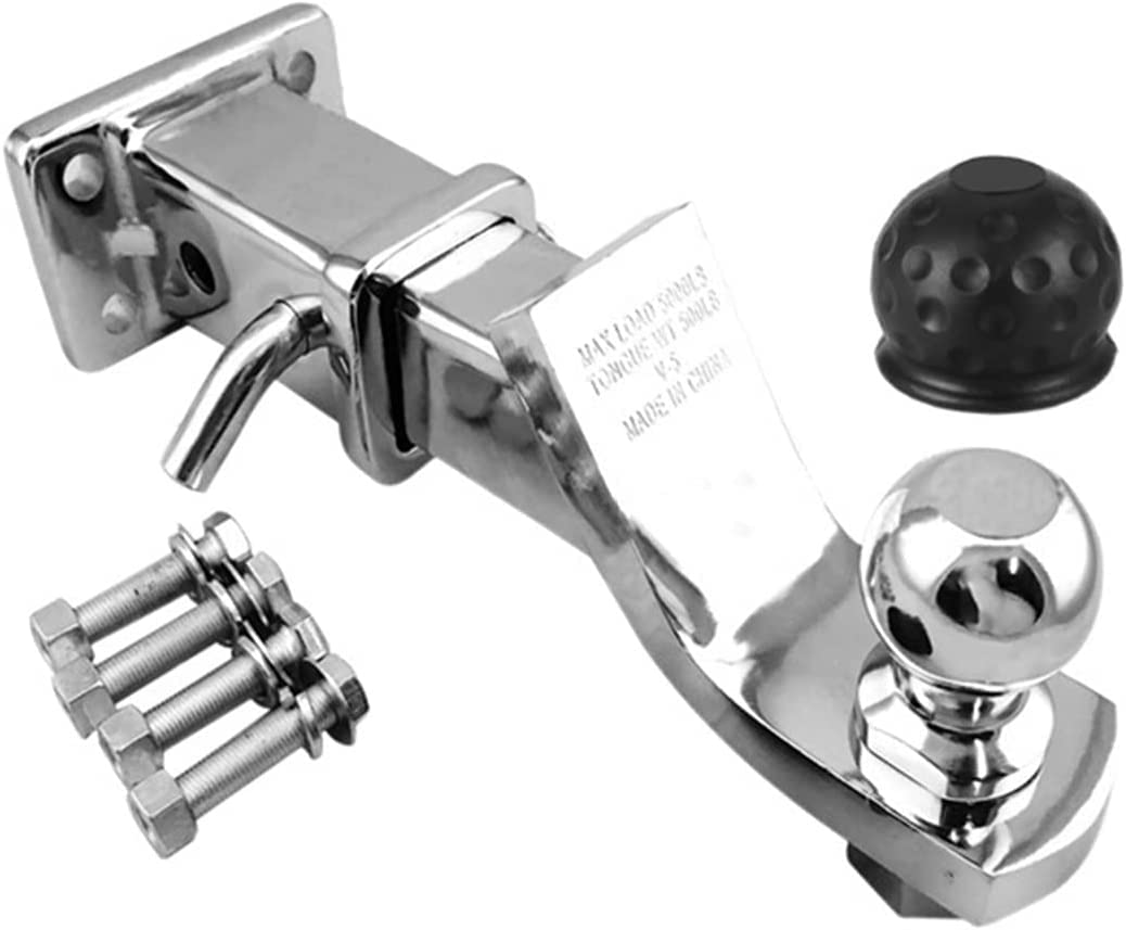 Odłączany zaczep holowniczy Regulowany zaczep przyczepy z kulką 50 mm lub 2 cale, sworzeń 15, długość 300, udźwig 2–3 ton(With 50mm Ball)