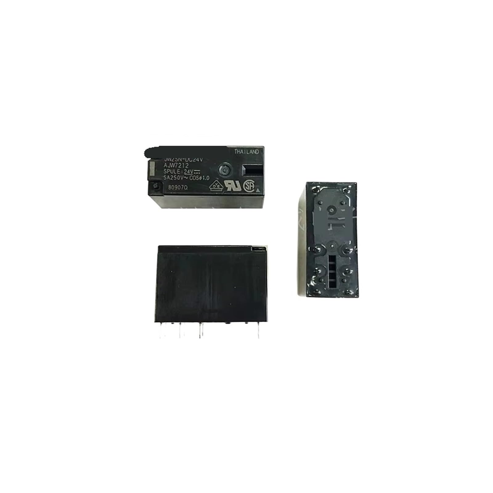 NWPNLXEA 5PCS/LOT Power Relay JW2SN-DC24V JW2SN-DC12V JW2SN DC12V 5A/250VAC 12V 24V 8PIN(24V)