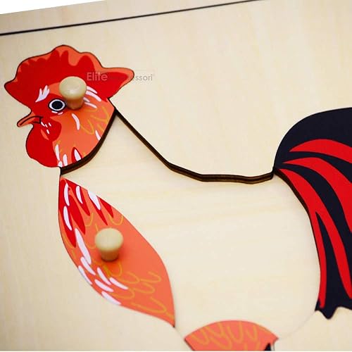 Miniatura 3 de Elite Montessori Rompecabezas de gallo
