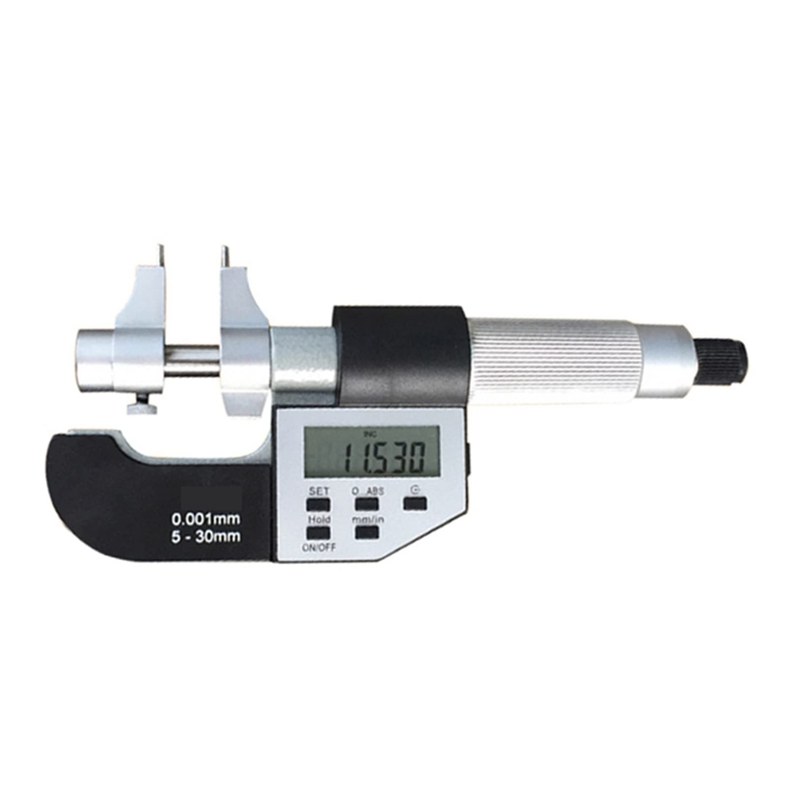 Mikrometr, Mikrometr cyfrowy 5-30 mm 25-50 50-75 75-100 IP54 Wewnątrz mikrometr 0,001 mm/cal elektroniczny precyzja zacisku elektronicznego(334-oo-410,100-125mm NO Loop)