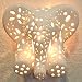 White Elephant NIGHTLIGHT for Children | Nursery Decor Gift for Baby Shower