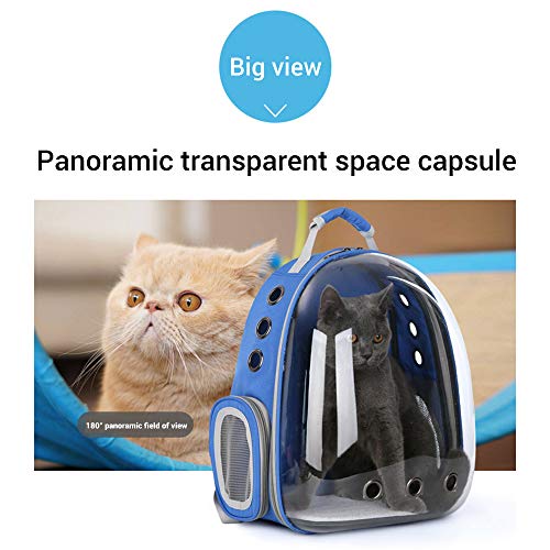 LUFFYLIVE Mochila transportadora para gatos, mochila para animais de estimação, mochila portátil e r