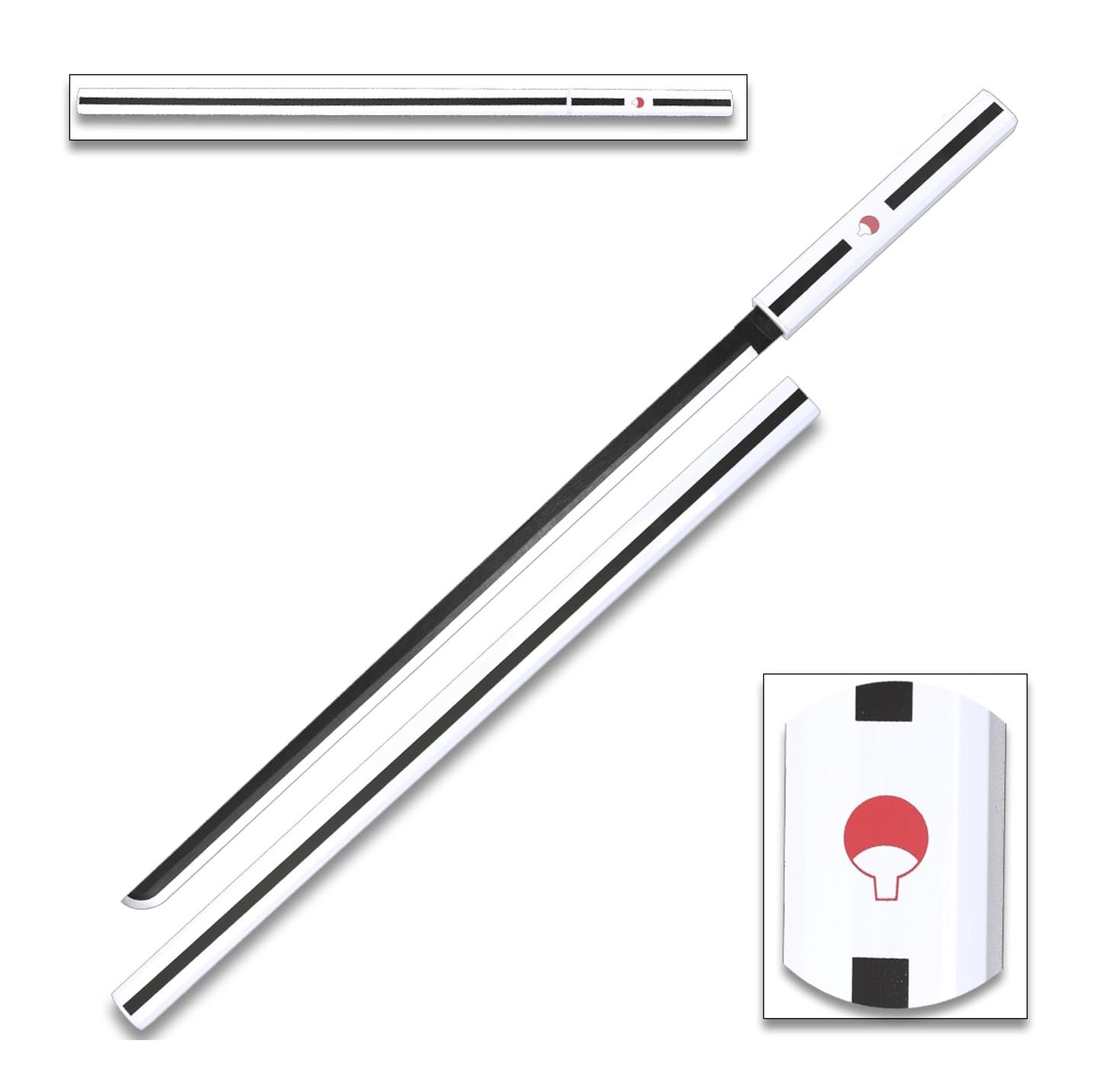 Trunkin 12 Years & More Katana For Cosplay Life Size Replica Wooden Toy Anime Accessory Toy Collectible | Wooden Sword (Sasuke Toy Of Kusanagi)