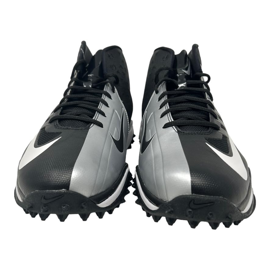 Image of Nike Men's Alpha Menace Pro 2 D Football Cleats - Black /White,7M US