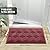 Yimobra Front Entrance Door Mat, All-Season Heavy Duty Outdoor Indoor Entryway Floor Mat, Sturdy Natural Rubber, Non Slip, Resist Dirt, Water Absorption, Easy Clean, 29.5x17 Inch, Red