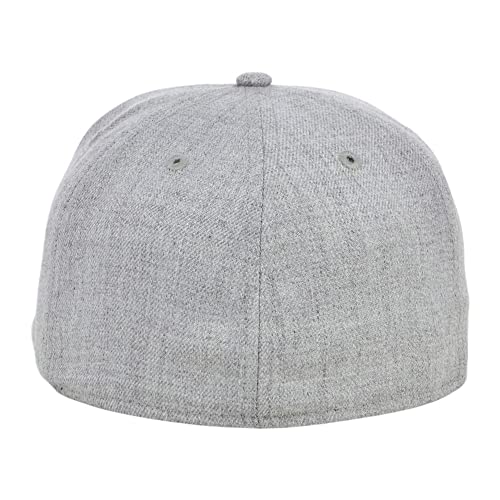 Image of Lids Blank Premium Full Court w /Colored Under Visor Fitted Cap