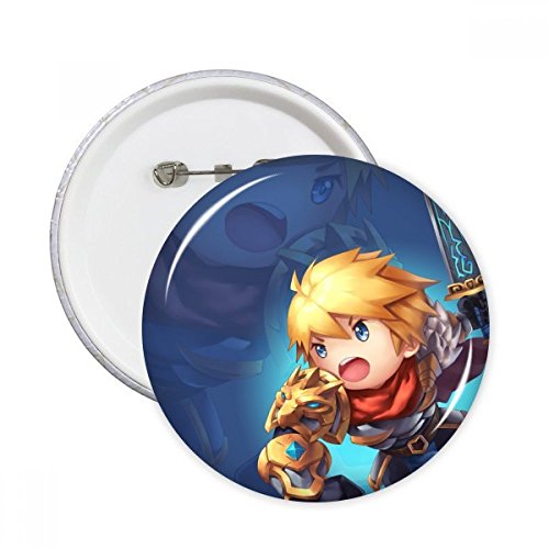 Pins rond Donjons jeu de rôle en lot de 5 badges multicolores, cadeau fantaisie pour ado et adulte