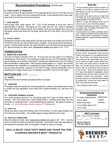 Red Ale Homebrew Beer Ingredient Kit By Brewer's Best #TOP3