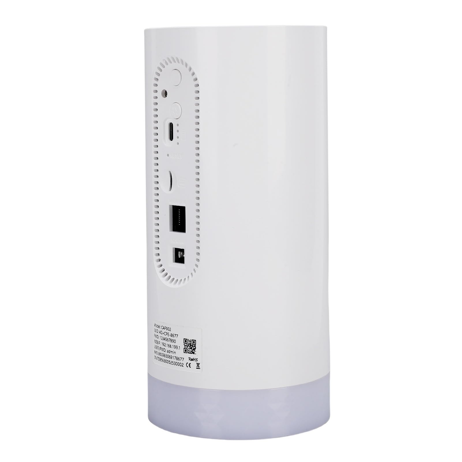 Annadue Hotspot WiFi Portatile 4G CPE CAT6 Condivisione Internet per Dispositivi Multipli, Batteria a Lunga Durata, Indicatori LED | per attività All'aperto 7,87x3,74x3,62 Pollici