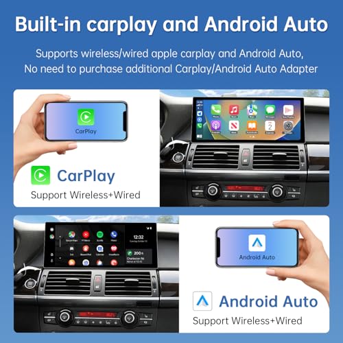 Pantalla CarPlay 12.3" para BMW X5 X6 Serie 2009-2014 miniatura 2