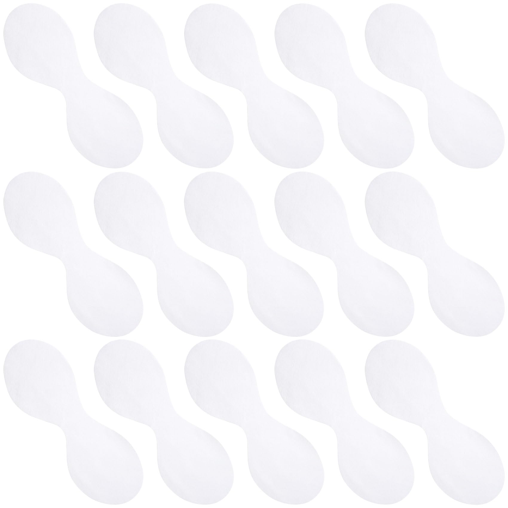 CustomyLife 50 Sheets Disposable Eye Masks Non Woven Cotton Paper Facial Eye Covers DIY Clear Spa Cosmetic Paper
