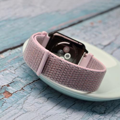 Image of WOCCI Adjustable Nylon Sport Watch Bands with Hook and Loop Fastener, Quick Release Watch Straps for Men and Women, Band Width 18mm 20mm 22mm