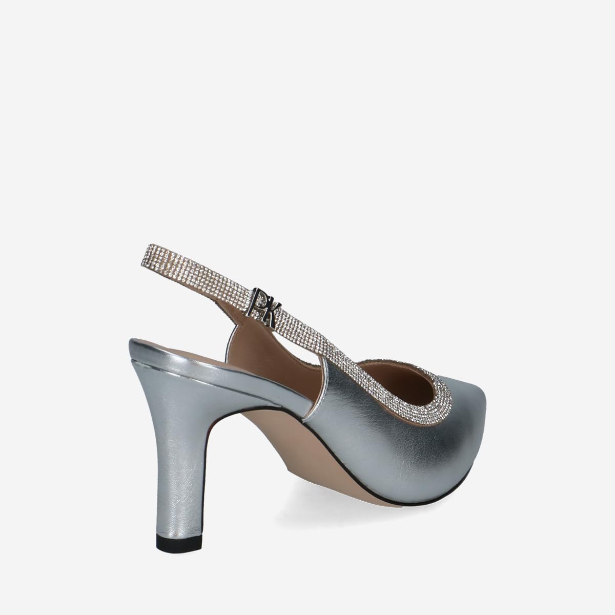 Peter Kaiser Damen Peter Kaiser Damen - Peeptoes & Slingpumps 79641 in Silber GlattlederSchuh