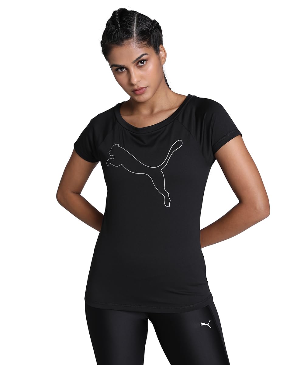 PUMAWomen's Train Favorite Jersey Cat Tee Pullover