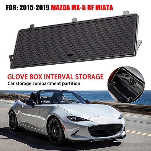 DEBBD pour Mazda MX-5 RF Miata 2019 Console Centrale Organisateur boîte à Gants Organisateur abs en Plastique boîte à Gant Accessoires de Voiture Cover