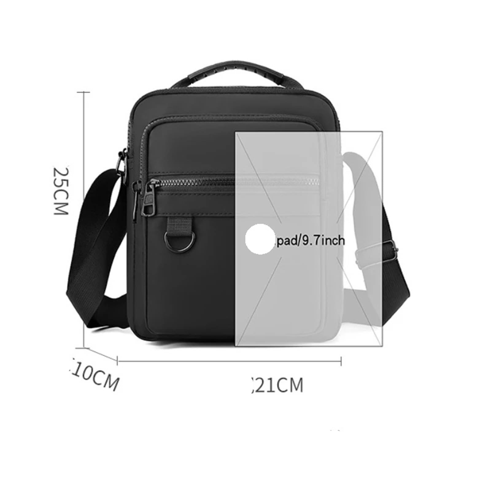 Borsa for telefono a tracolla a casual Oxford piccola con cerniera Semplice mini borsa for a Per Telefono